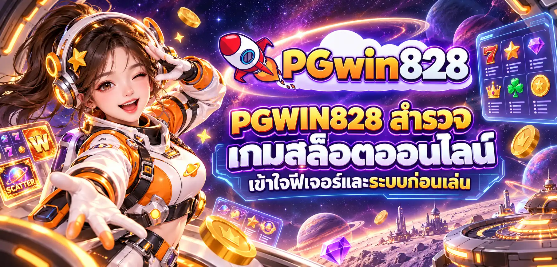 PGWIN828 สำรวจเกมสล็อตออนไลน์ เข้าใจฟีเจอร์และระบบก่อนเล่น