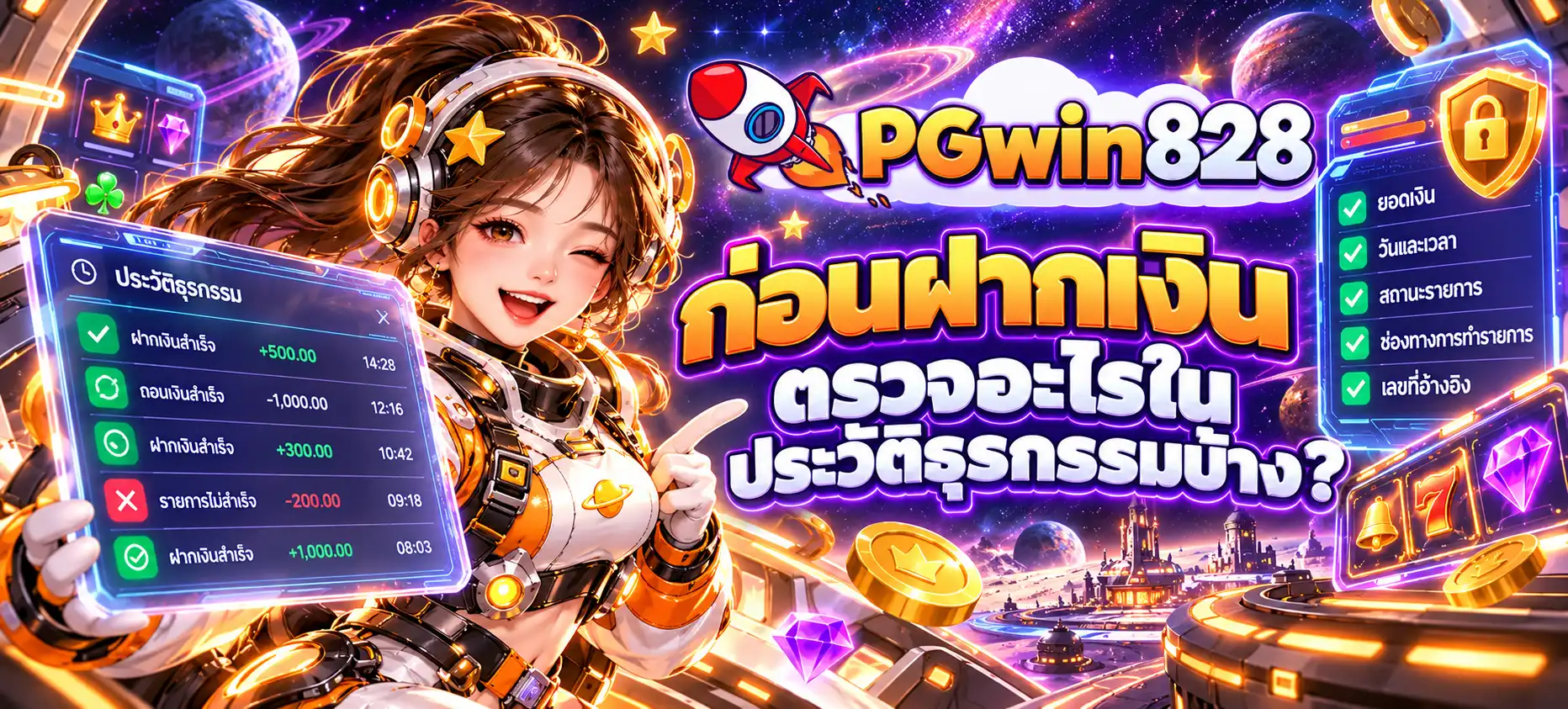 ก่อนฝากเงิน ตรวจอะไรในประวัติธุรกรรมบ้าง?