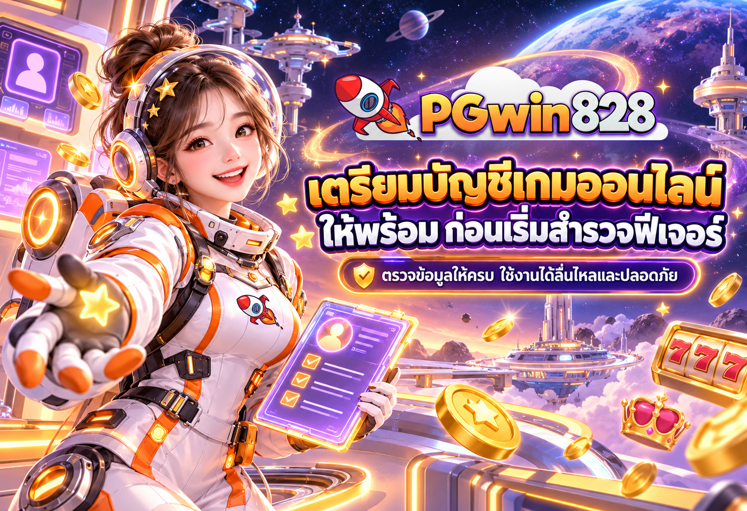 เตรียมบัญชีเกมออนไลน์ให้พร้อม ก่อนเริ่มสำรวจฟีเจอร์